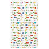 Vivid Waterverf Cocktail Pattern Canvas tas Tafelkleed (Voorkant)