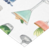 Vivid Waterverf Cocktail Pattern Canvas tas Tafelkleed (Gekanteld)