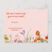 Vivid Wildbloemen Briefkaart (Achterkant)