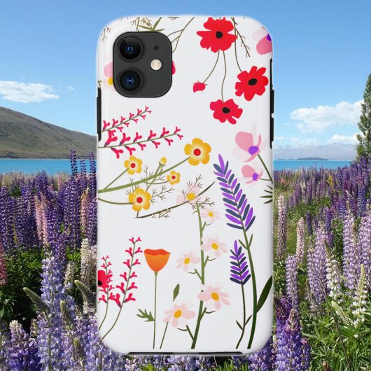 Vivid Wilde bloembloem Case-Mate iPhone Case