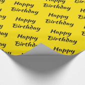 Vivid Yellow Cadeaupapier (Hoek)