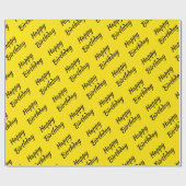 Vivid Yellow Cadeaupapier (Vlak)