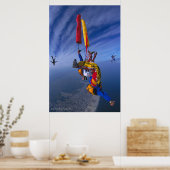 VividViews.com: Tube Dive Over Wildwood, NJ Print (Keuken)