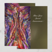 VIVIEN EN MERLIN Fantasy Kaart (Voorkant / Achterkant)