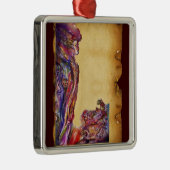 VIVIEN EN MERLIN Fantasy Metalen Ornament (Rechts)