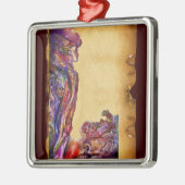 VIVIEN EN MERLIN Fantasy Metalen Ornament (Links)