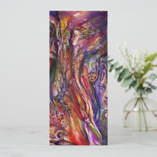 VIVIEN EN MERLIN Fantasy Uitnodiging (Staand voorkant)