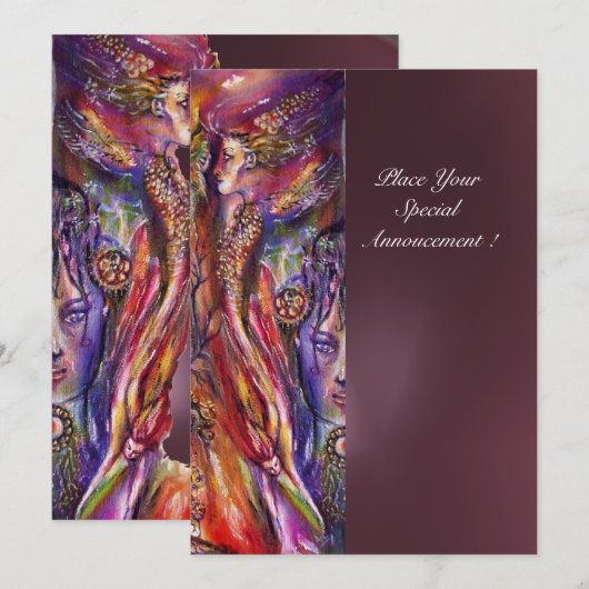 VIVIEN EN MERLIN KAART (Voorkant / Achterkant)