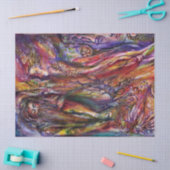 VIVIEN EN MERLIN Roze Paarse blauw Fantasy Tissuepapier (Craft)