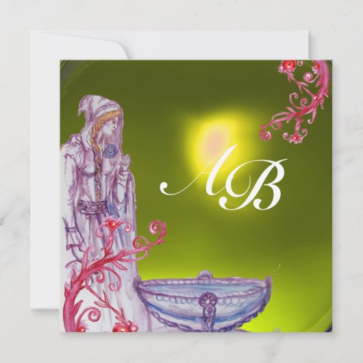 VIVIEN MONOGRAM gele topaas goud Kaart (Voorkant)
