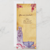 VIVIEN MONOGRAM paars Kaart (Achterkant)