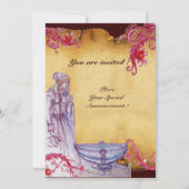 VIVIEN MONOGRAM paars Kaart (Achterkant)