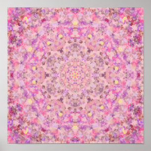 Vivienne Oil Paint Mandala Poster
