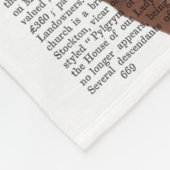 Vivienne Steampunk Fox Fleece Deken (Hoek)