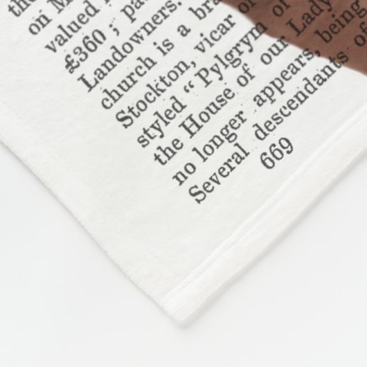 Vivienne Steampunk Fox Fleece Deken (Hoek)