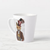 Vivienne Steampunk Fox Latte Mok (Linkerhoek)