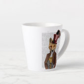 Vivienne Steampunk Fox Latte Mok (Rechterhoek)