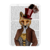 Vivienne Steampunk Fox Magneet (Verticaal)