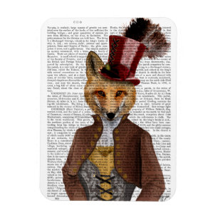 Vivienne Steampunk Fox Magneet