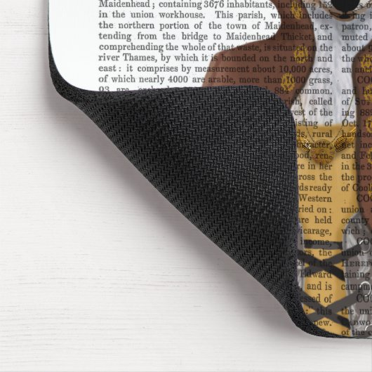 Vivienne Steampunk Fox Muismat (Hoek)