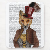 Vivienne Steampunk Fox Muismat (Voorkant)