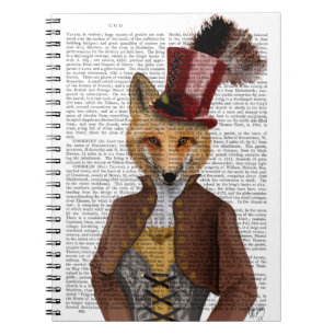 Vivienne Steampunk Fox Notitieboek