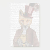 Vivienne Steampunk Fox Post-it® Notes (Voorkant)