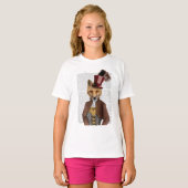 Vivienne Steampunk Fox T-shirt (Voorkant volledig)