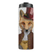 Vivienne Steampunk Fox Thermosbeker (Voorkant)
