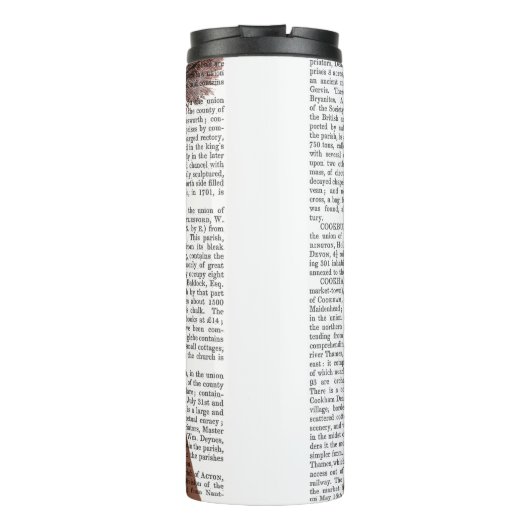 Vivienne Steampunk Fox Thermosbeker (Achterkant)