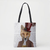 Vivienne Steampunk Fox Tote Bag (Voorkant)