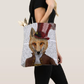 Vivienne Steampunk Fox Tote Bag (Dichtbij)