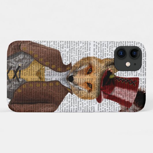 Vivienne Steampunk Vos Case-Mate iPhone Case (Achterkant (horizontaal))