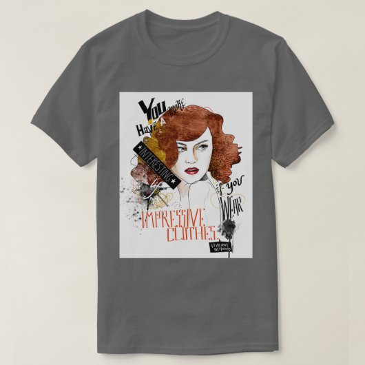 Vivienne Westwood Mode Quote T-shirt (Design voorkant)