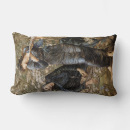 Viviens Beguiling van Merlijn (Edward Burne-Jones) Kussen