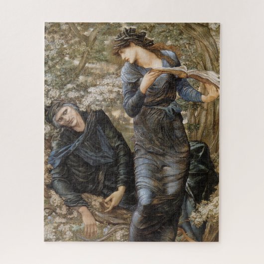 Viviens Beguiling van Merlijn (Edward Burne-Jones) Legpuzzel (Verticaal)