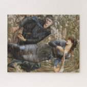 Viviens Beguiling van Merlijn (Edward Burne-Jones) Legpuzzel (Horizontaal)