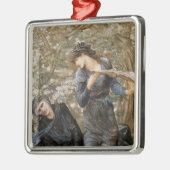 Viviens Beguiling van Merlijn (Edward Burne-Jones) Metalen Ornament (Links)