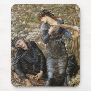 Viviens Beguiling van Merlijn (Edward Burne-Jones) Muismat