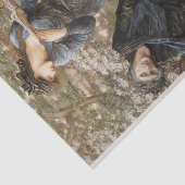 Viviens Beguiling van Merlijn (Edward Burne-Jones) Tissuepapier (Detail)
