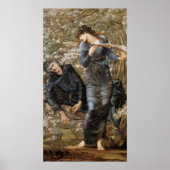 Vivien's Teasing of Merlin (Edward Burne-Jones) Poster (Voorkant)
