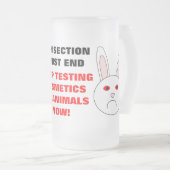 Vivisectie moet de Mok van het gevroren glas beëin (Voorkant rechts)