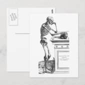 Vivitur Ingenio - Skeleton Briefkaart (Voorkant / Achterkant)