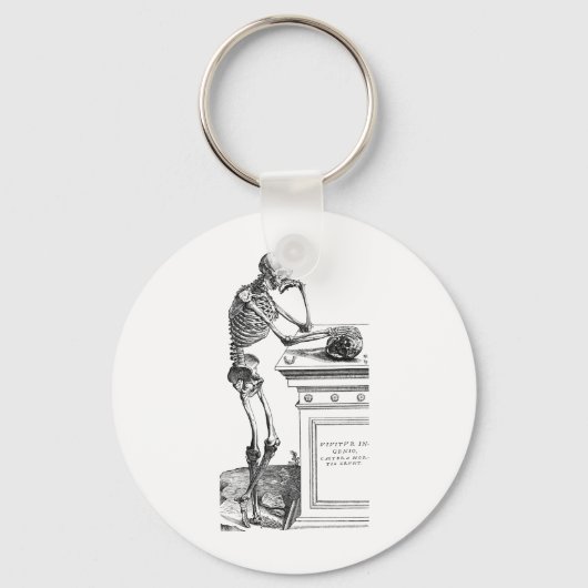 Vivitur Ingenio - Skeleton Sleutelhanger (Voorkant)
