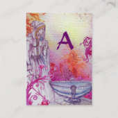 VIVIVIEN MONOGRAM goud metaalpapier Visitekaartje (Achterkant)