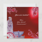 VIVIVIEN MONOGRAM Red ruby ice Kaart (Achterkant)