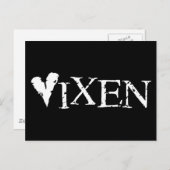 Vixen Briefkaart (Voorkant / Achterkant)