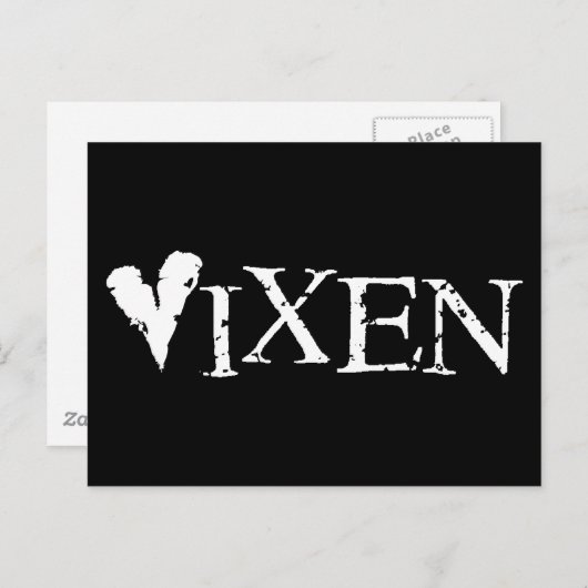 Vixen Briefkaart (Voorkant / Achterkant)