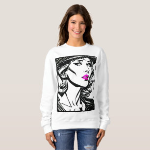 Vixen: Film Noir Pop Art Trui