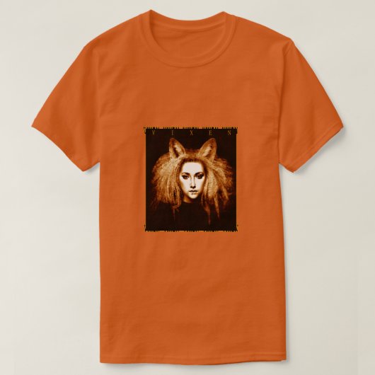 Vixen Fox Girl Retro T-shirt (Design voorkant)